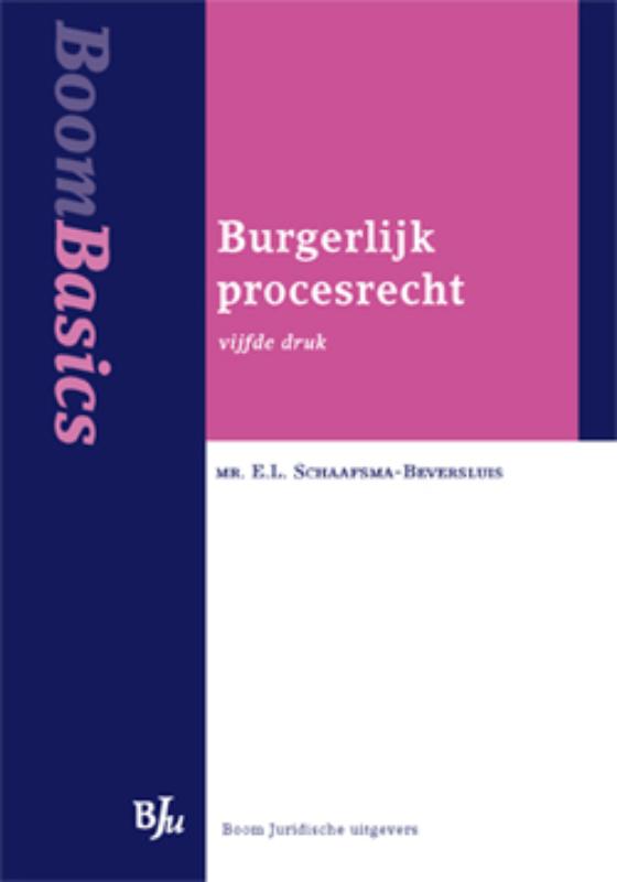 Omslag van Burgerlijk procesrecht