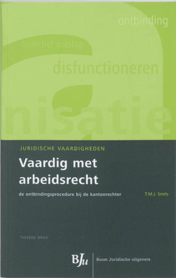 Omslag van De ontbindingsprocedure bij de kantonrechter