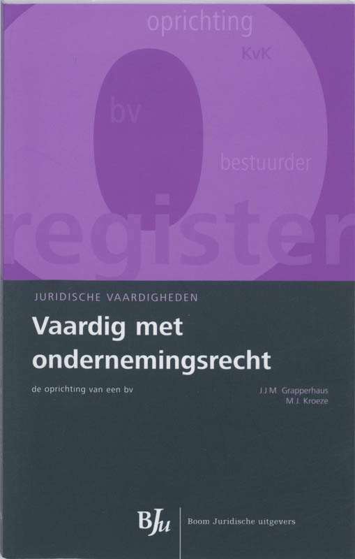 Omslag van Vaardig met ondernemingsrecht