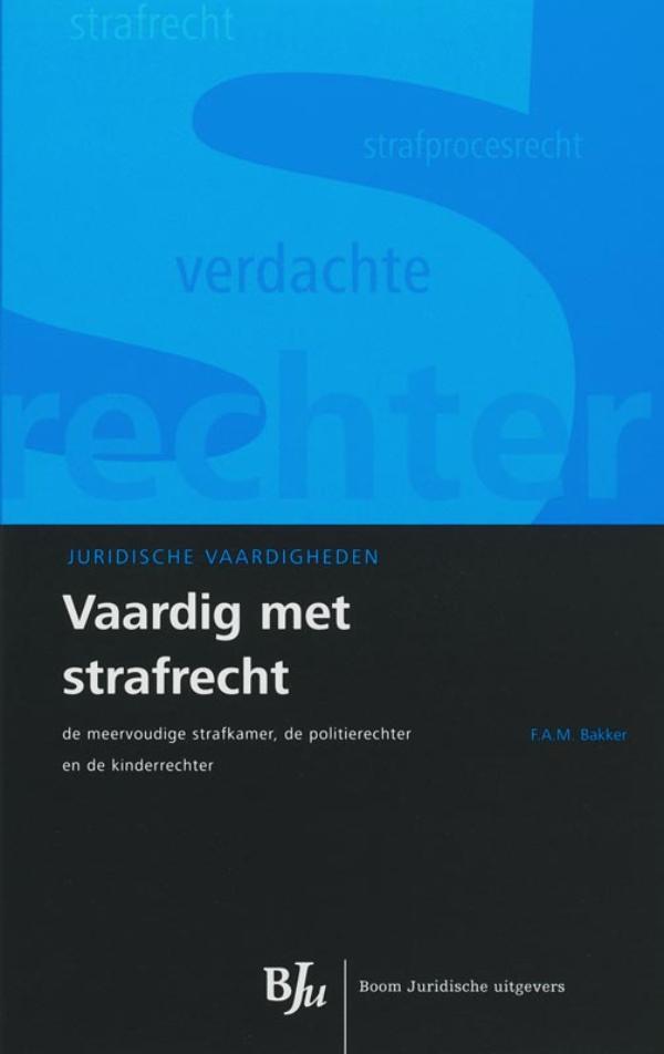 Omslag van Vaardig met strafrecht