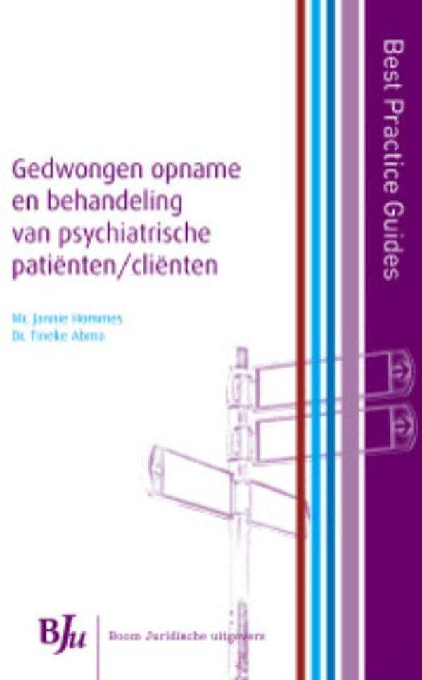 Omslag van Best Practice Guide Gedwongen opname en behandeling van psychiatrische patienten/cliënten