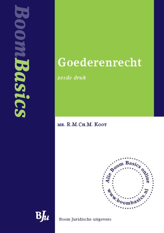 Omslag van Goederenrecht