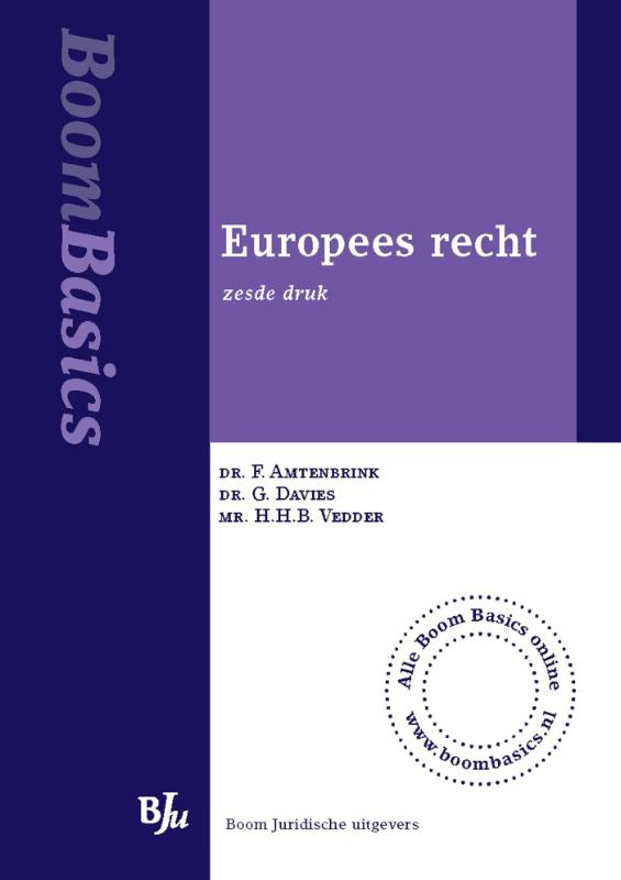 Omslag van Europees recht