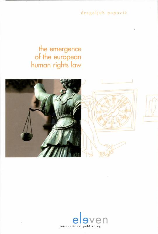 Omslag van The emergence of the European human rights law