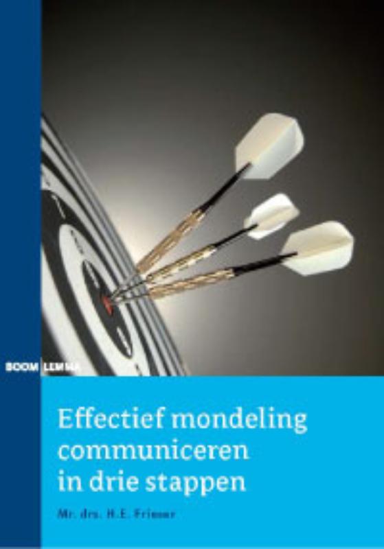Omslag van Effectief mondeling communiceren in drie stappen