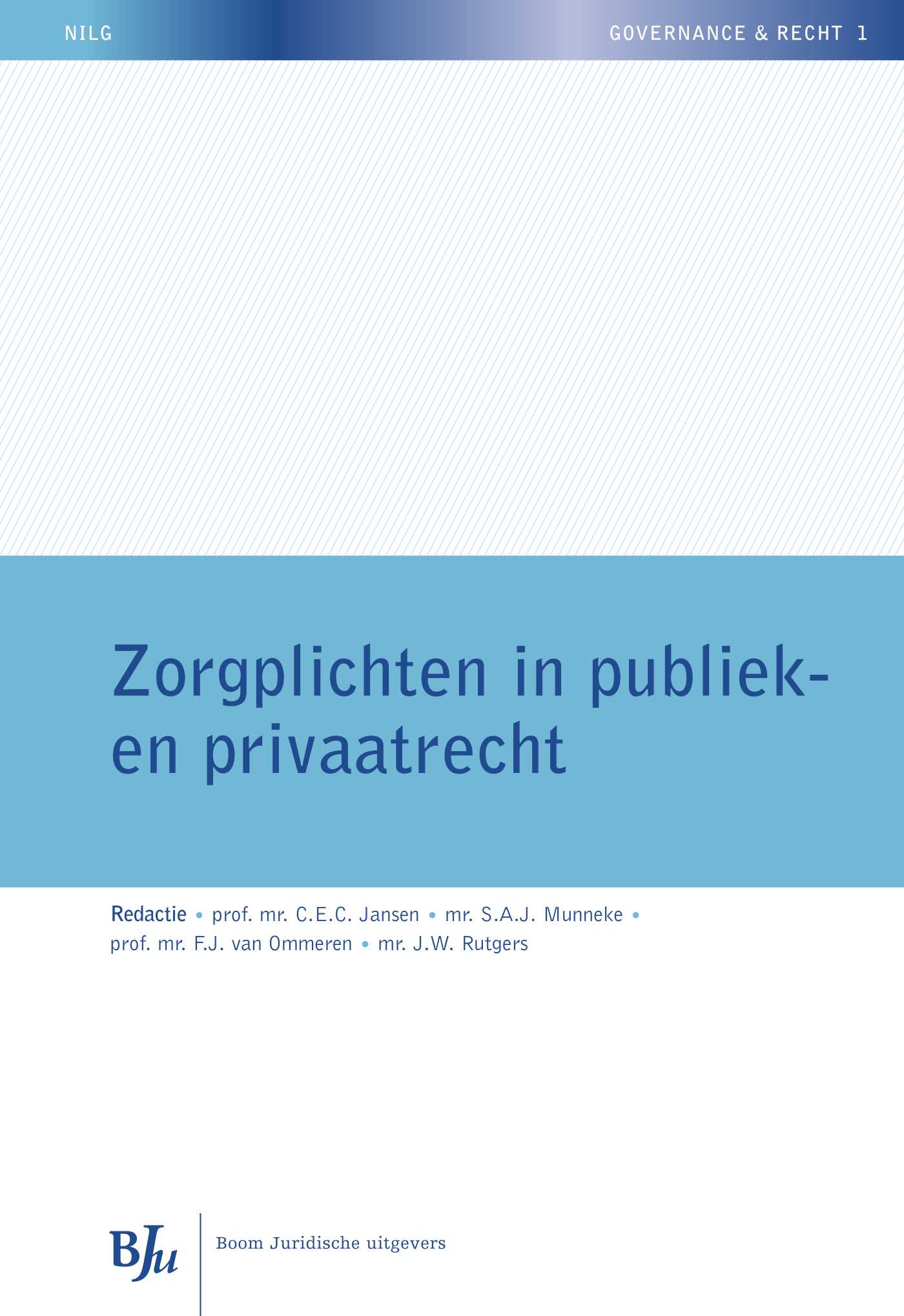 Omslag van Zorgplichten in publiek- en privaatrecht