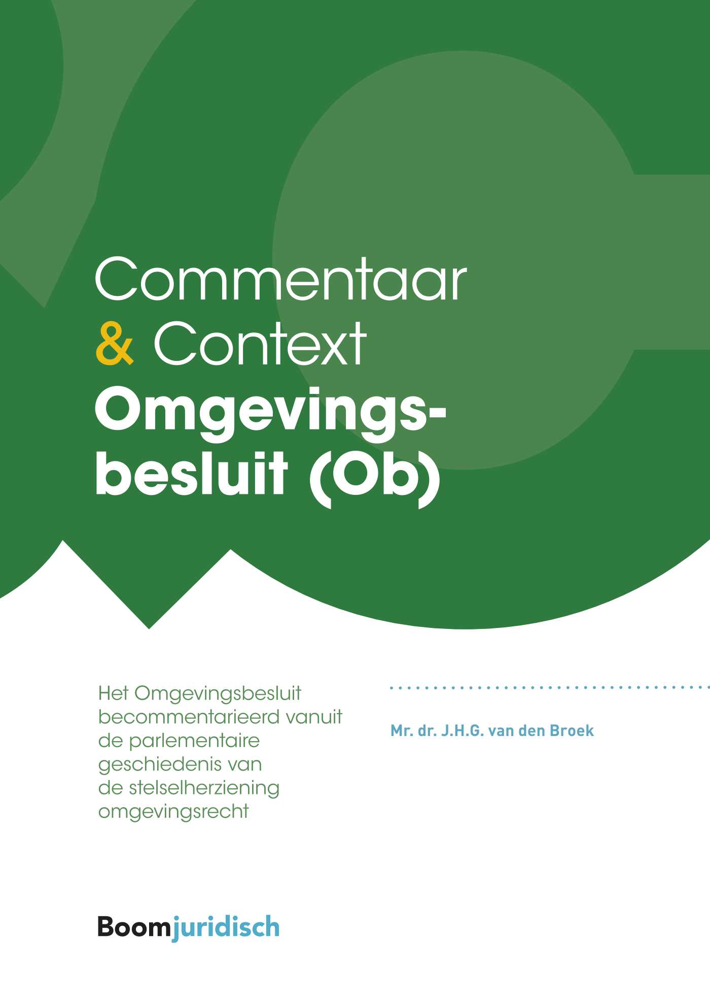 Omslag van Omgevingsbesluit (Ob)