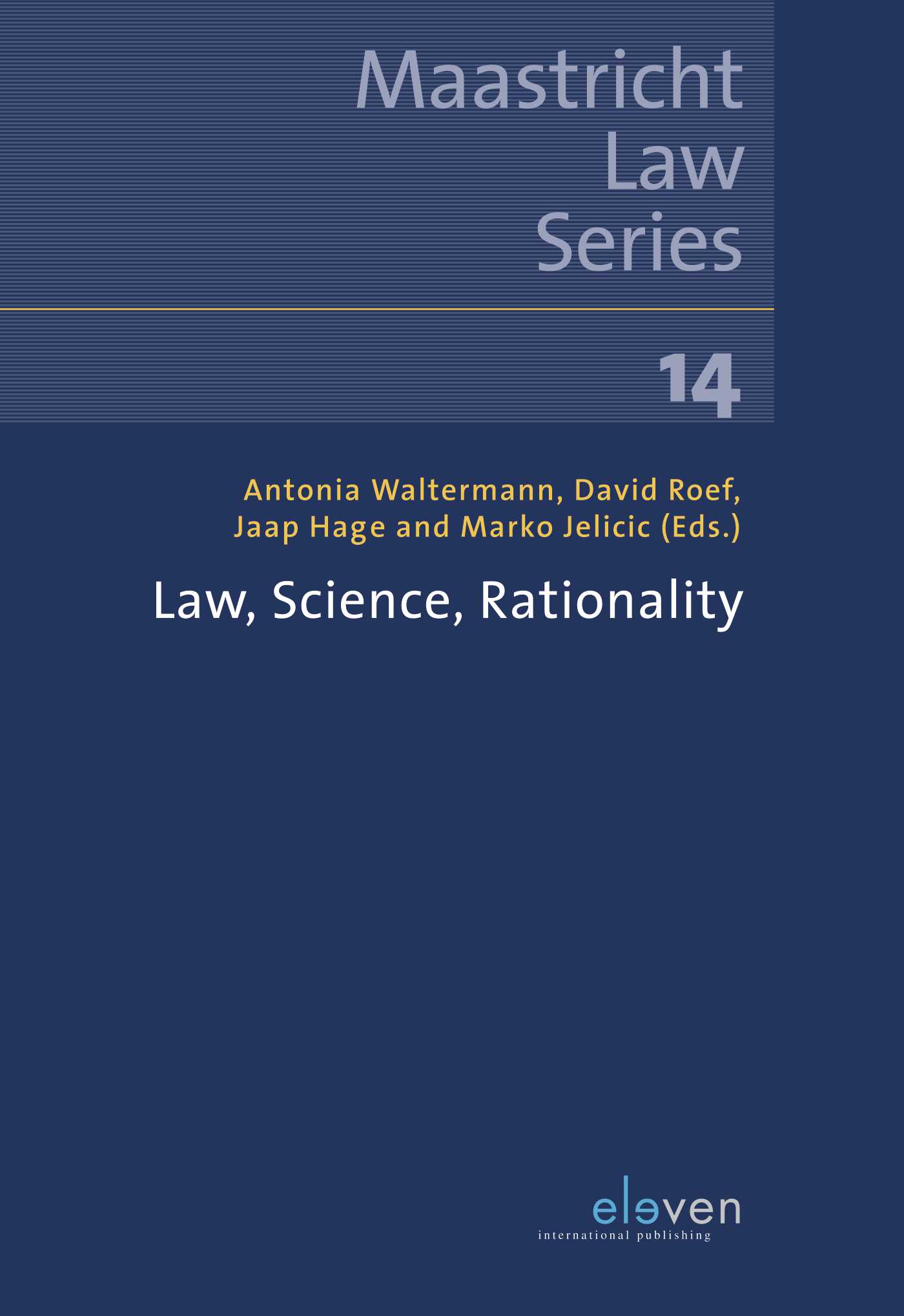 Omslag van Law, Science, Rationality