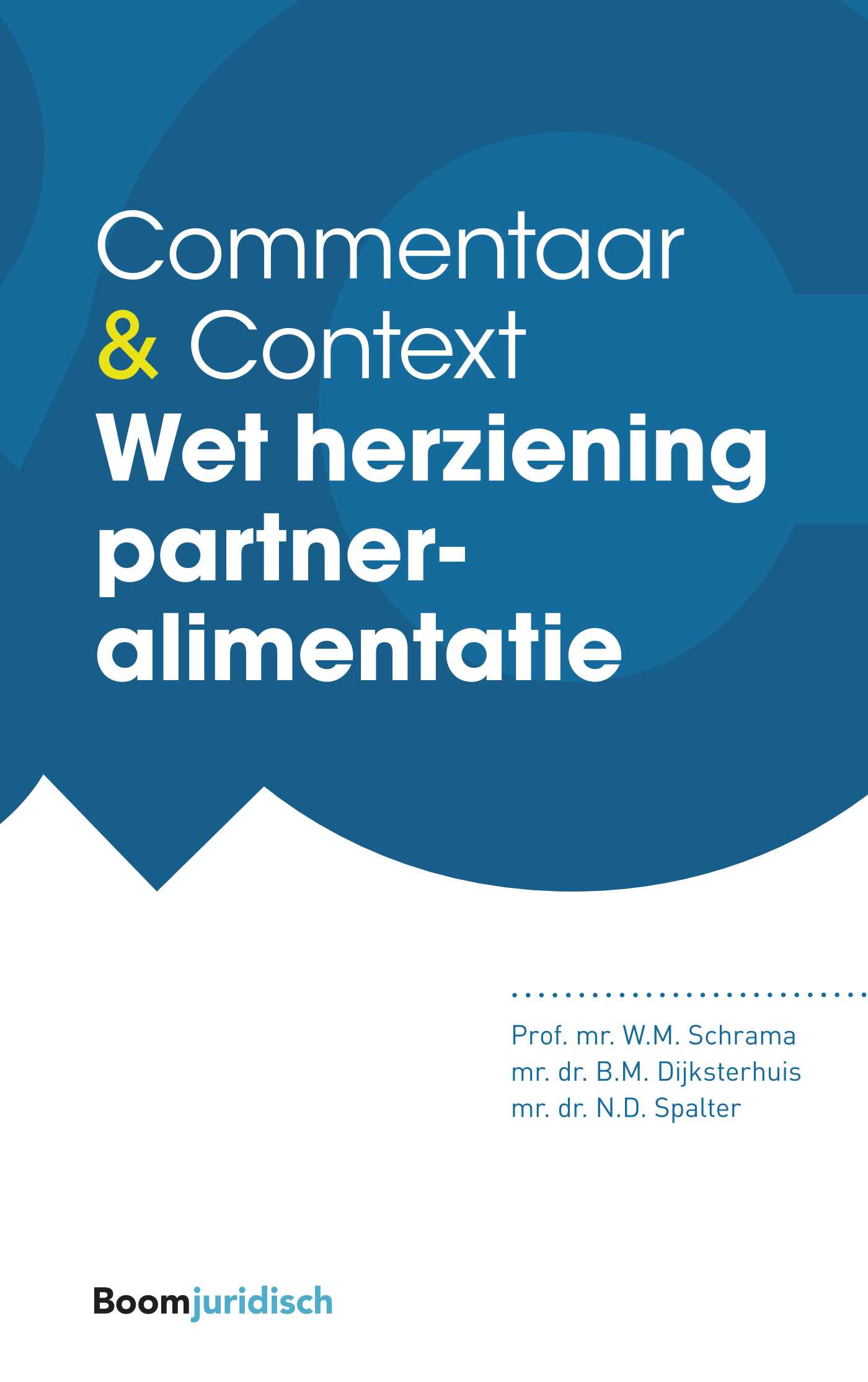 Omslag van Wet herziening partneralimentatie