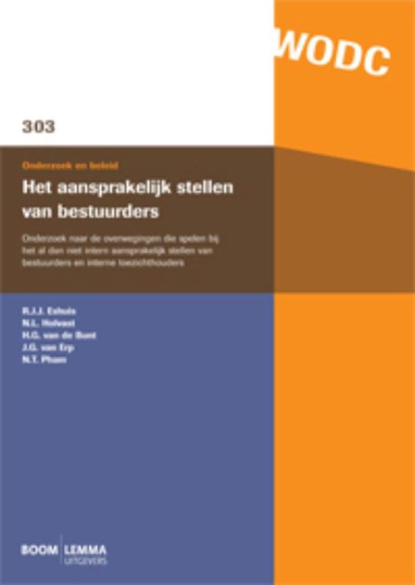 Omslag van Het aansprakelijk stellen van bestuurders