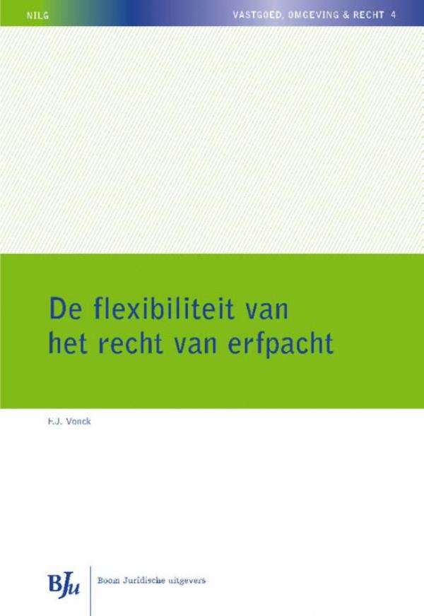 Omslag van De flexibiliteit van het recht van erfpacht