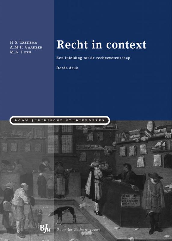 Omslag van Recht in context