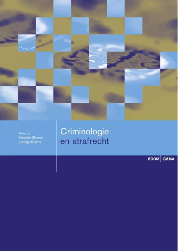 Omslag van Criminologie en strafrecht