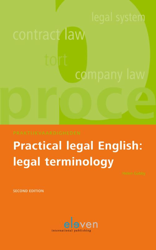 Omslag van Practical legal English: legal terminology