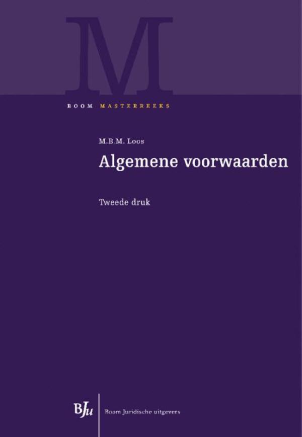 Omslag van Algemene voorwaarden