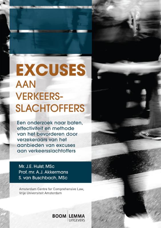 Omslag van Excuses aan verkeersslachtoffers