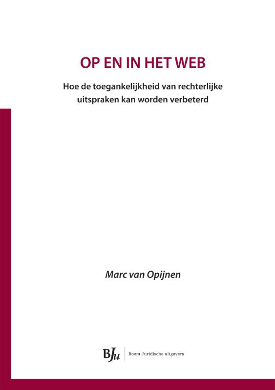 Omslag van Op en in het web