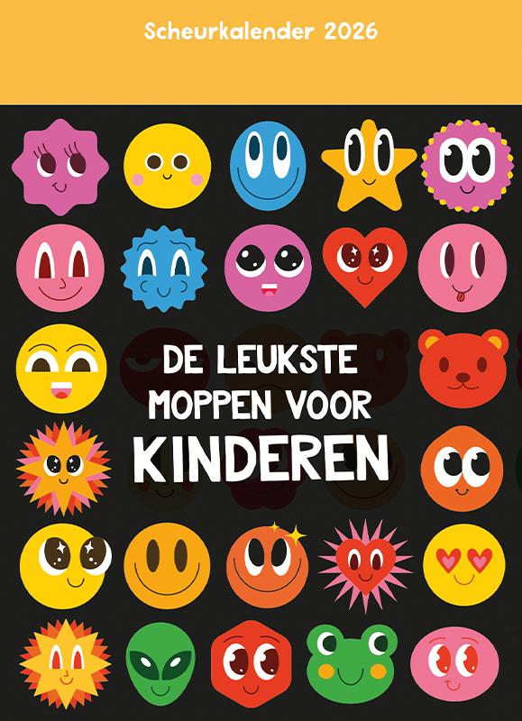 Omslag van Scheurkalender 2026 De leukste moppen voor kinderen