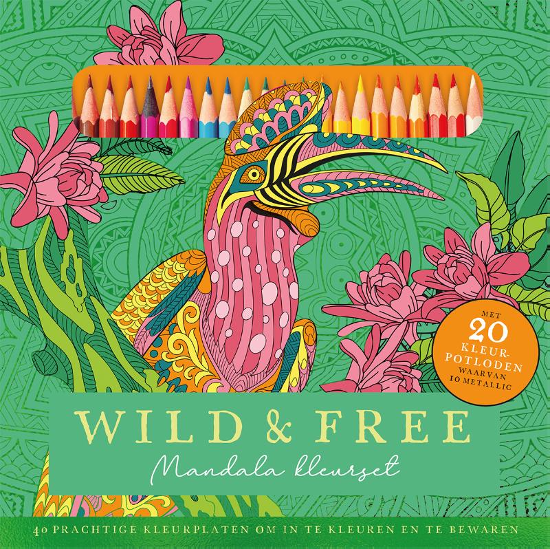 Omslag van Wild & free Mandala kleurset