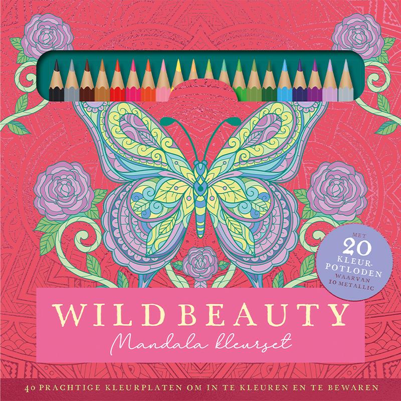 Omslag van Wild beauty Mandala kleurset