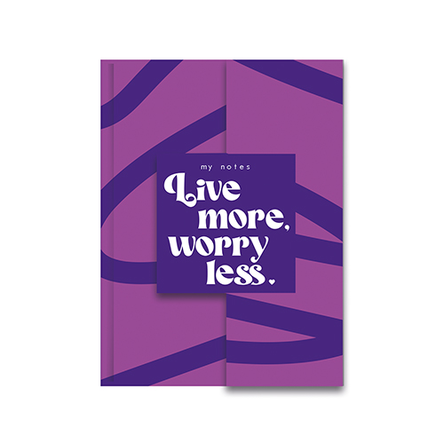 Omslag van My notes - Live more, worry less.