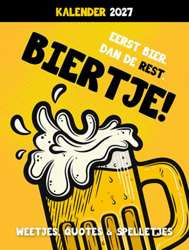 Omslag van Scheurkalender 2027 Biertje!