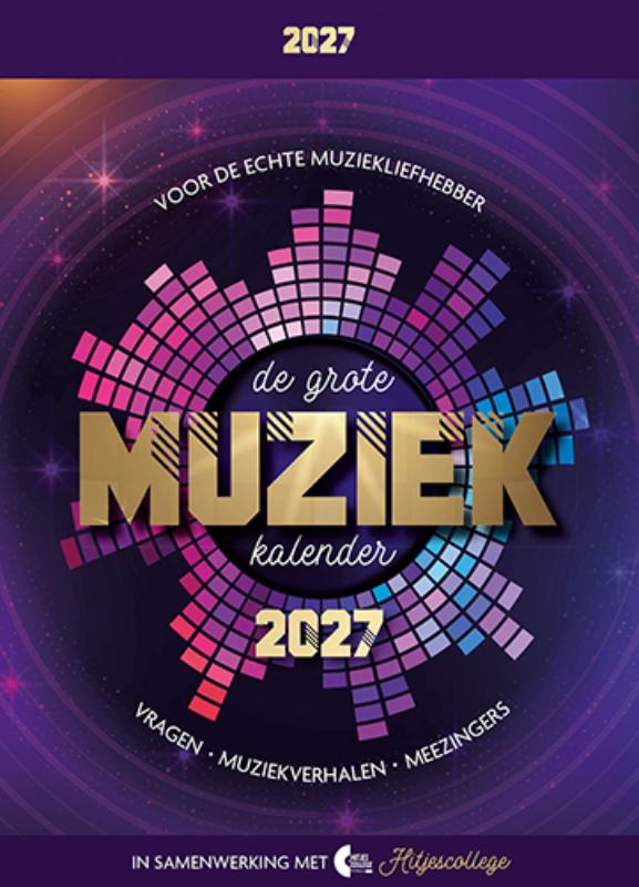 Omslag van Scheurkalender 2027 De grote muziekkalender