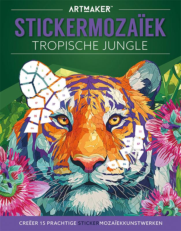 Omslag van Stickermozaïek - tropische jungle