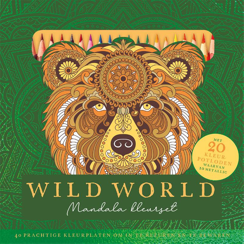 Omslag van Wild world Mandala kleurset