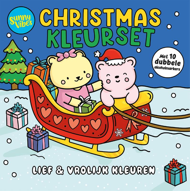 Omslag van Sunny vibes - Christmas kleurset
