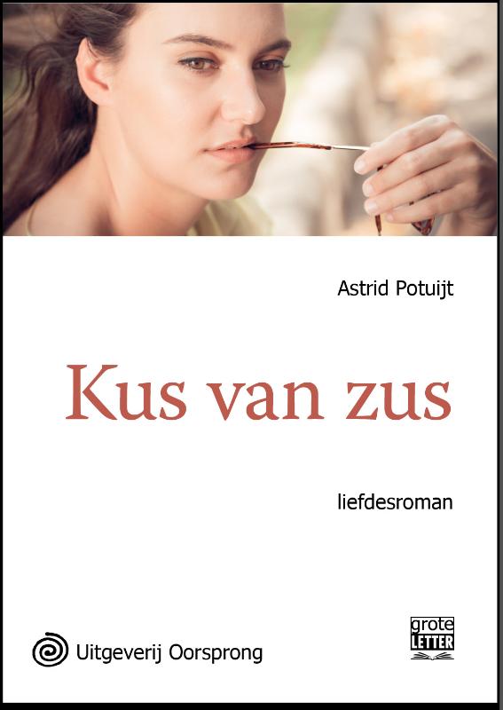 Omslag van Kus van zus - grote letter uitgave