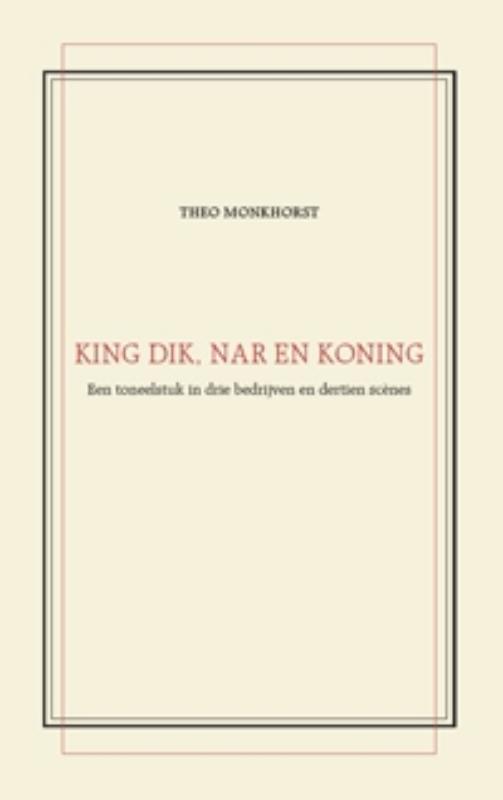 Omslag van King Dik, Nar en Koning