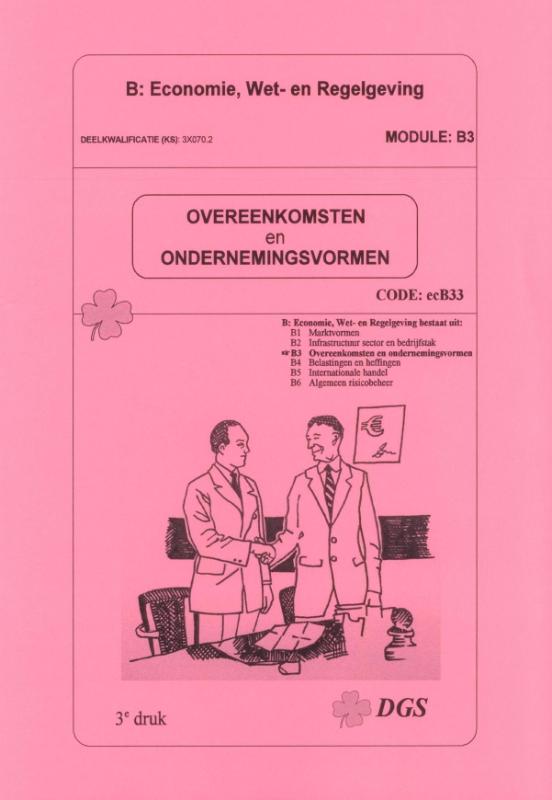 Omslag van Overeenkomsten en ondernemingsvormen