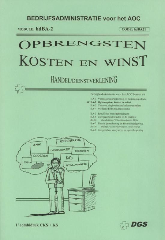 Omslag van Opbrengsten, kosten en winst (hd)
