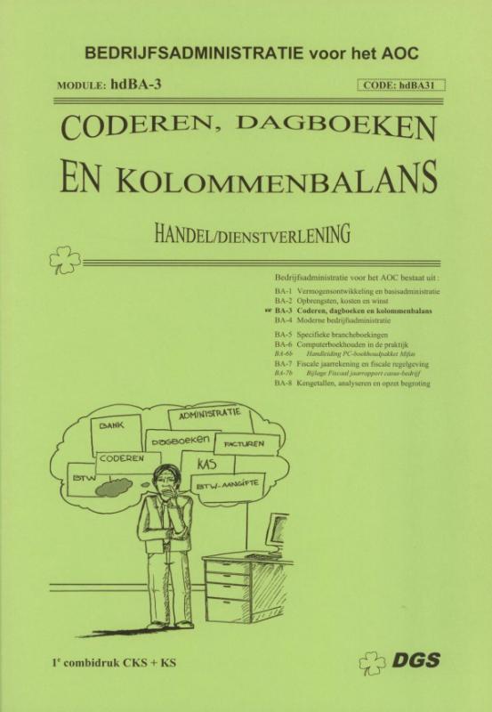 Omslag van Coderen, dagboeken en kolommenbalans (hd)