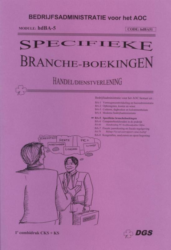Omslag van Specifieke brancheboekingen (hd)