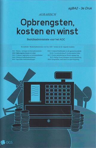 Omslag van Opbrengsten, kosten en winst