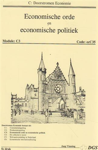 Omslag van Economische orde en economische politiek