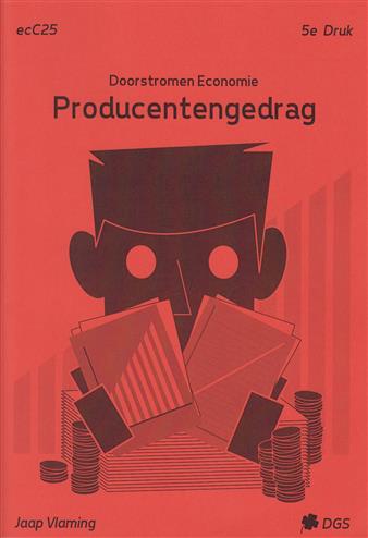 Omslag van Producentengedrag