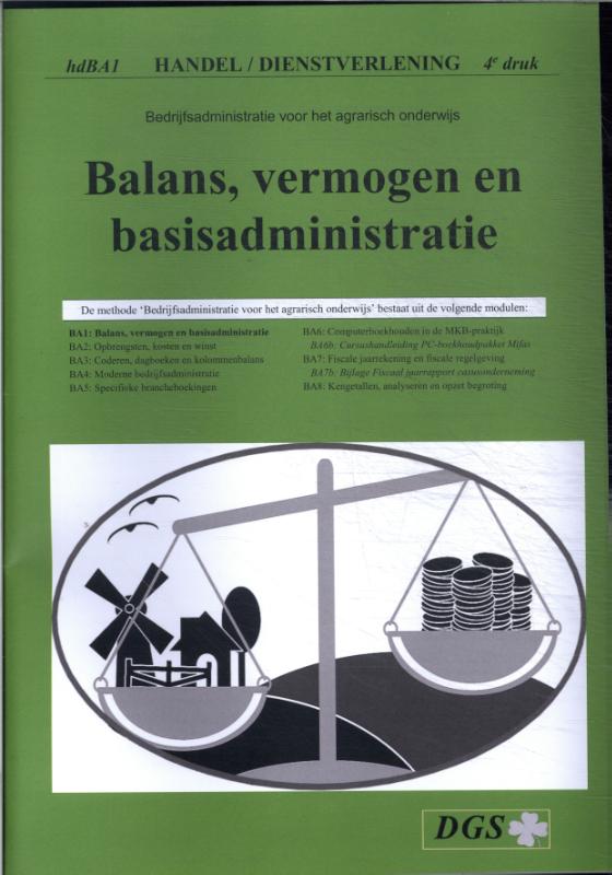 Omslag van Balans, vermogen en basisadministratie