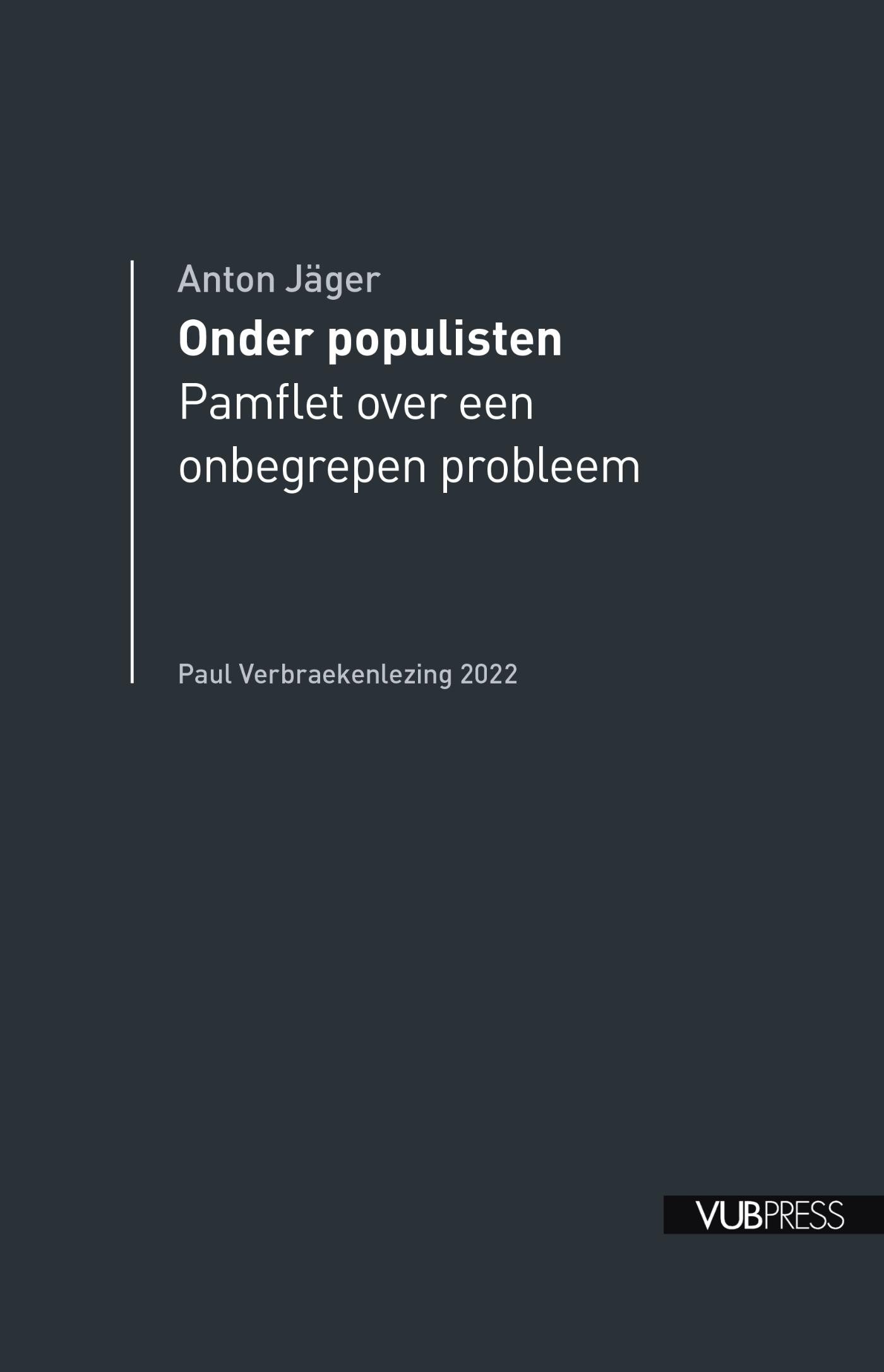 Omslag van Onder populisten