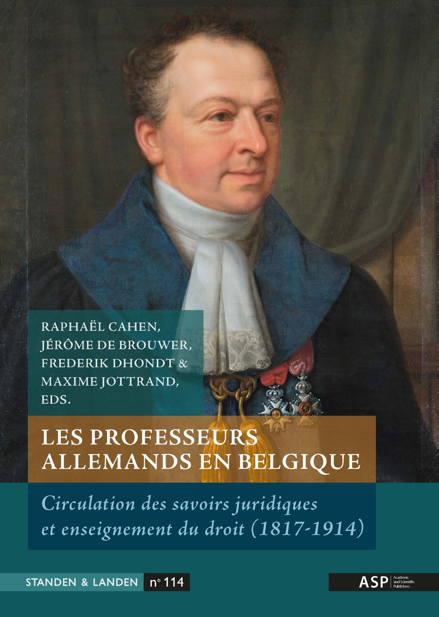 Omslag van Les professeurs allemands en Belgique (E-book)