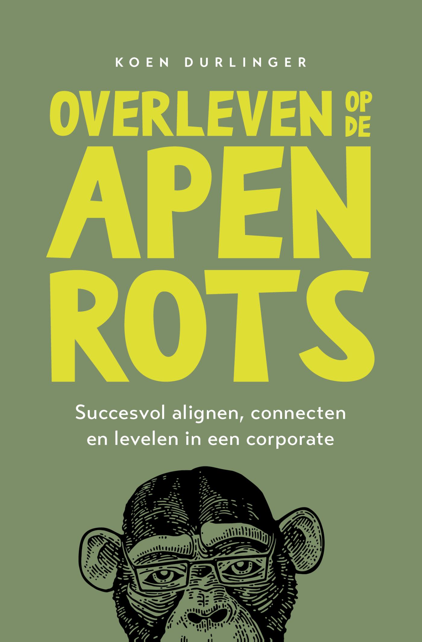 Omslag van Overleven op de apenrots