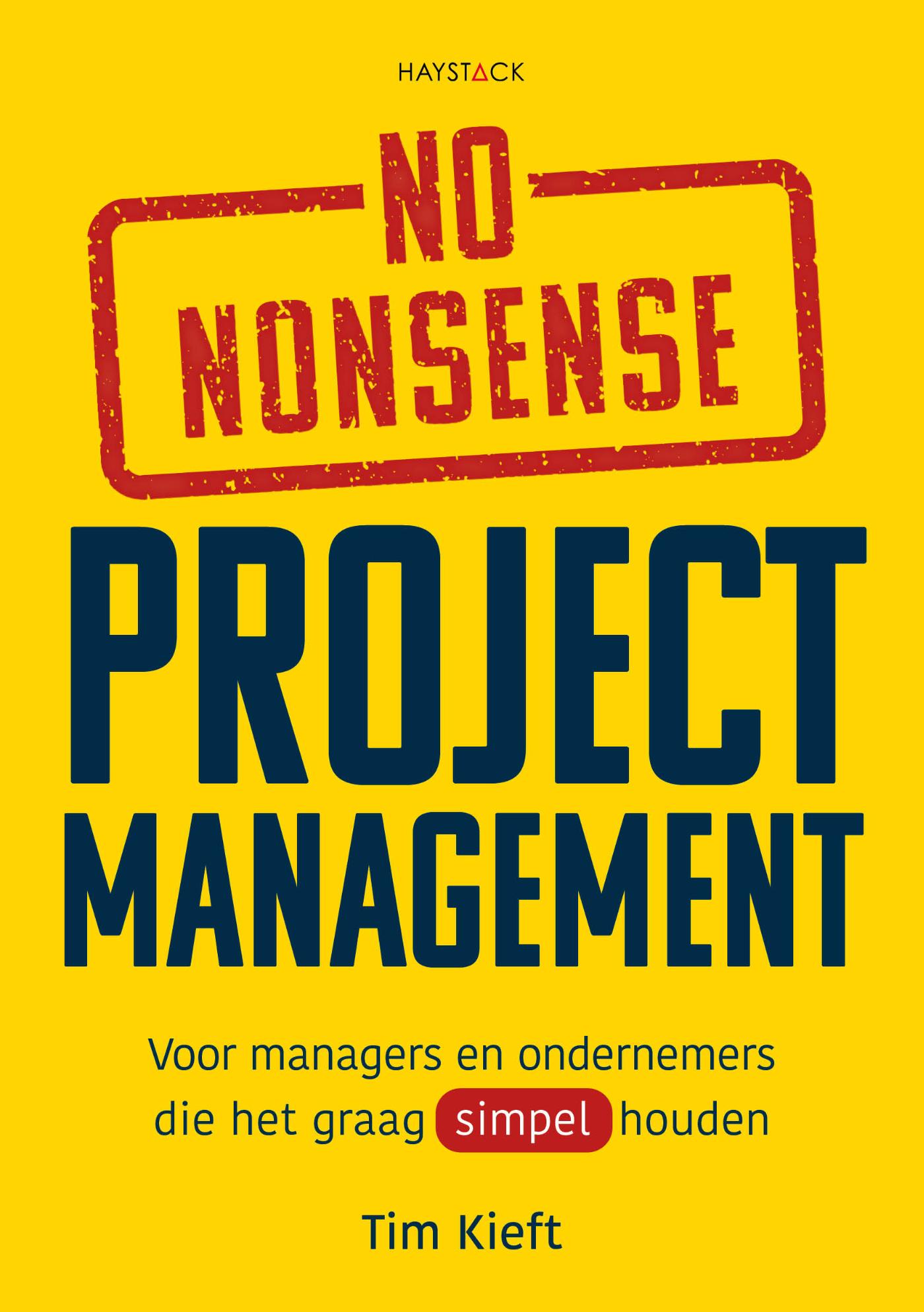 Omslag van No-nonsense projectmanagement