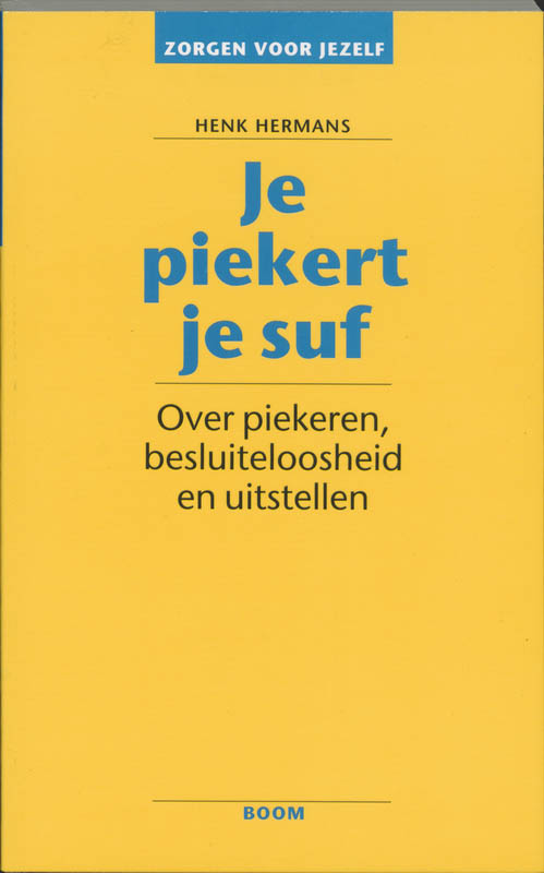 Omslag van Je piekert je suf