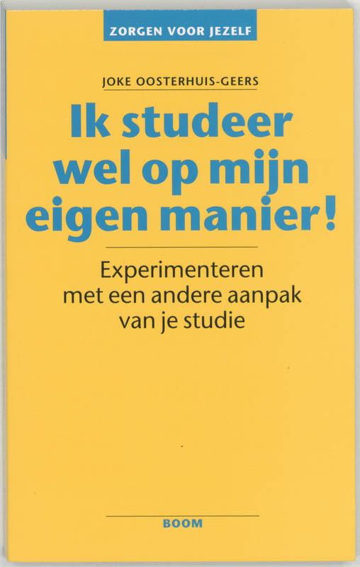 Omslag van Ik studeer wel op mijn eigen manier!