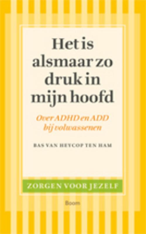 Omslag van Het is alsmaar zo druk in mijn hoofd