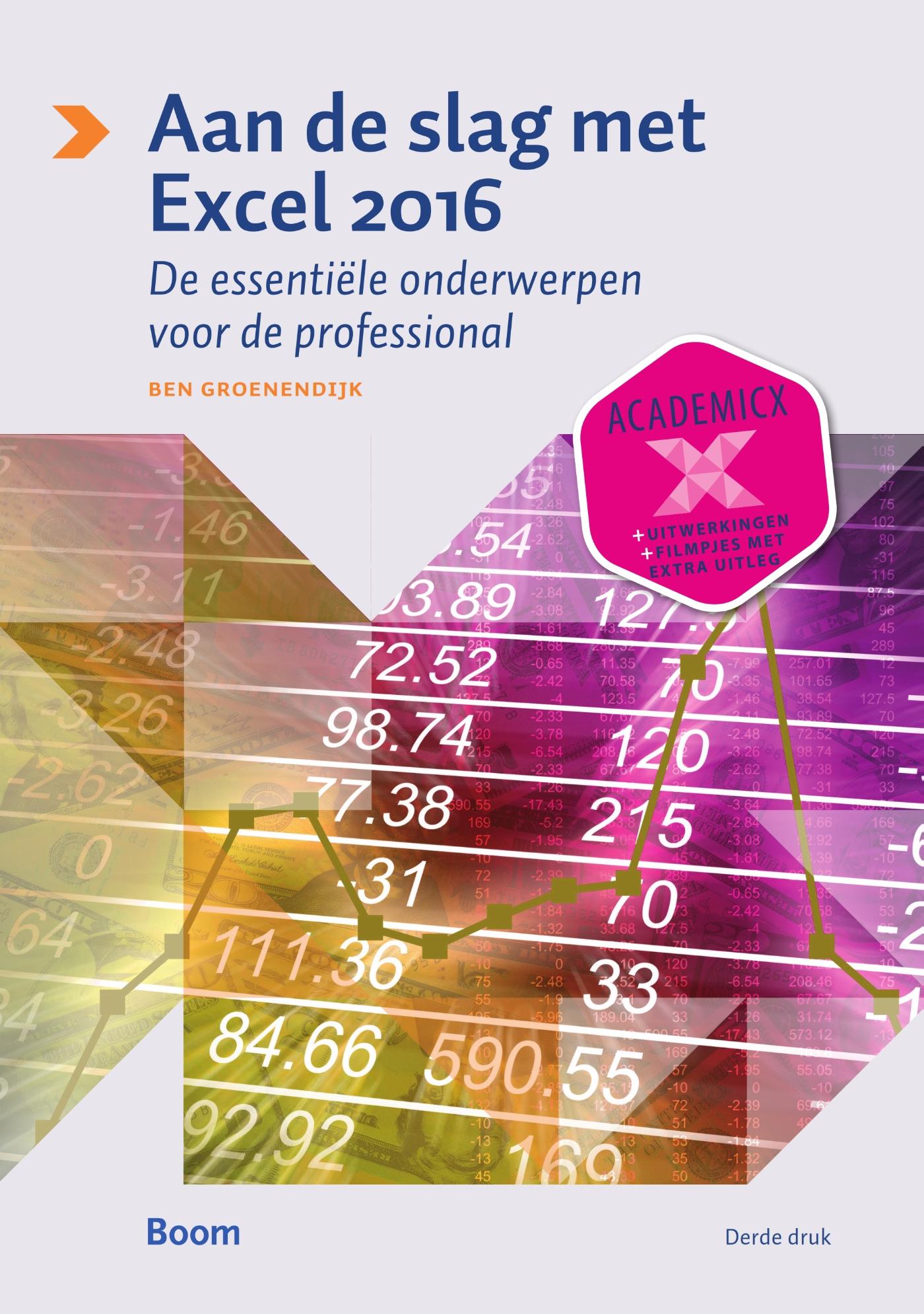 Omslag van Aan de slag met Excel 2016