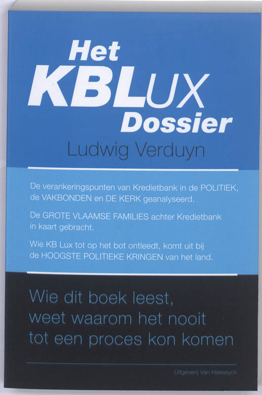 Omslag van Het KB Lux dossier