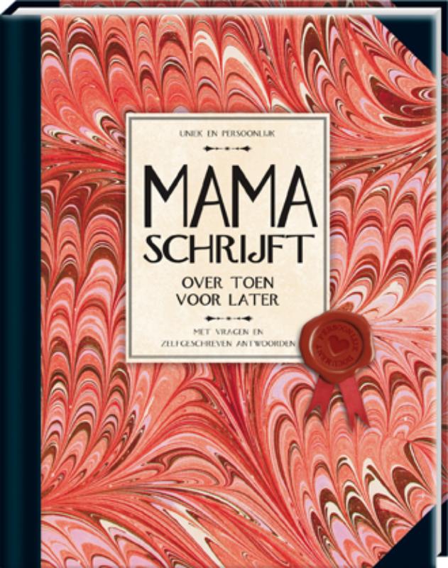 Omslag van Mama schrijft over toen, voor later